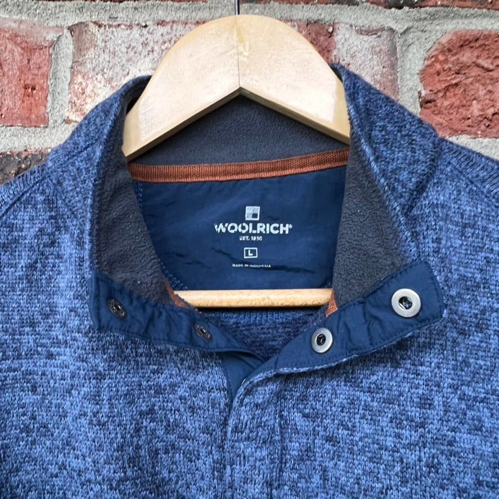 Woolrich Men's 1/4 Snap Pullover With Front Pocke… - image 7